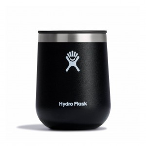 Hydro Flask 10 oz Wine Tumbler Czarne | VR5678423