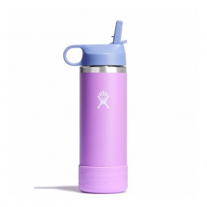 Hydro Flask 18 oz Kids Wide Mouth w/ Straw Cap Anemone | TW2953708