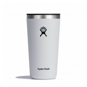 Hydro Flask 20 oz All Around™ Tumbler Białe | QV0645879