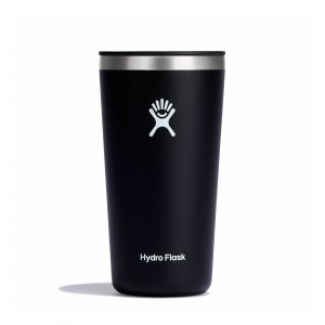 Hydro Flask 20 oz All Around™ Tumbler Czarne | PH9762480