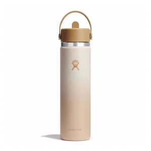 Hydro Flask 24 oz Wide Mouth with Flex Straw Cap Honey Ombre | CK0467351