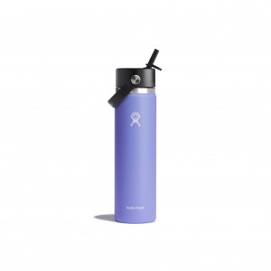 Hydro Flask 24 oz Wide Mouth with Flex Straw Cap Lupine | MS4791823