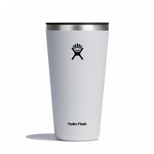 Hydro Flask 28 oz All Around™ Tumbler Białe | ZK7291864