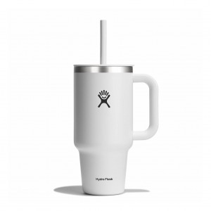 Hydro Flask 32 oz All Around™ Travel Tumbler Białe | XC7153842
