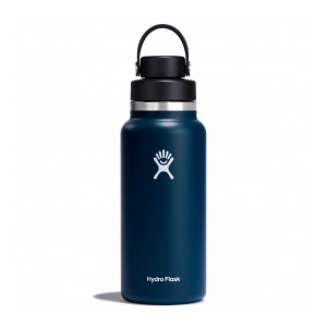 Hydro Flask 32 oz Wide Mouth with Flex Chug Cap Indygo | CU4021658