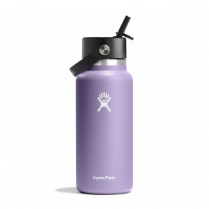 Hydro Flask 32 oz Wide Mouth with Flex Straw Cap Moonshadow | ZF0524837