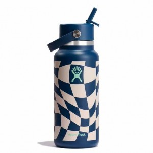 Hydro Flask 32 oz Wide Mouth with Flex Straw Cap Indygo | LF6198075