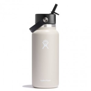 Hydro Flask 32 oz Wide Mouth with Flex Straw Cap Oat | JG4065918