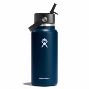 Hydro Flask 32 oz Wide Mouth with Flex Straw Cap Indygo | TG1286470