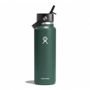 Hydro Flask 40 oz Wide Mouth with Flex Straw Cap Fir | EW3495072