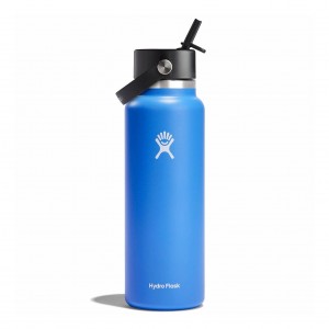 Hydro Flask 40 oz Wide Mouth with Flex Straw Cap Cascade | SM5092371