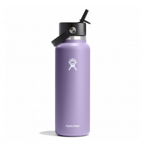 Hydro Flask 40 oz Wide Mouth with Flex Straw Cap Moonshadow | MI9523801
