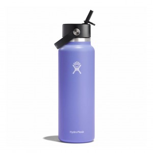 Hydro Flask 40 oz Wide Mouth with Flex Straw Cap Lupine | SZ4653802