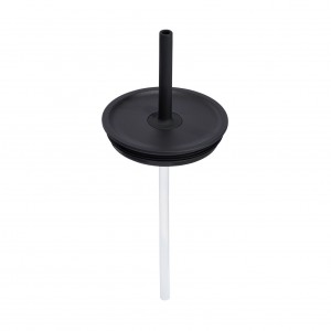 Hydro Flask Large Press-In Straw Lid Czarne | LT9421750