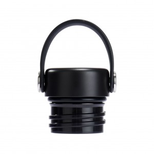 Hydro Flask Standard Mouth Flex Cap Czarne | VS4869325